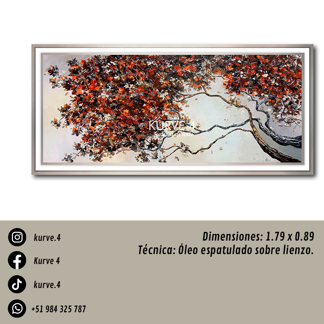 Árbol Sakura Rojo
